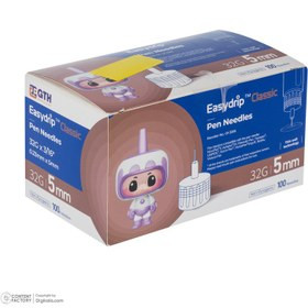 سرسوزن قلم انسولین بدون درد GTH Easydrip Classic 32G 4mm