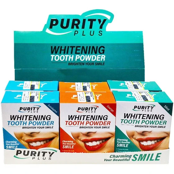 پودر سفیدکننده دندان 50 گرمی پیوریتی – PURITY