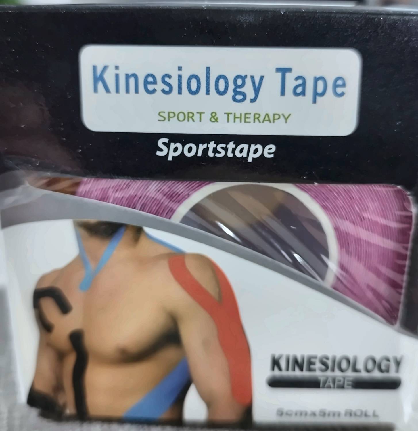 چسب عضله ورزشی کنزو تیپ پهن KINESIOLOGY TAPE .. (اصل)